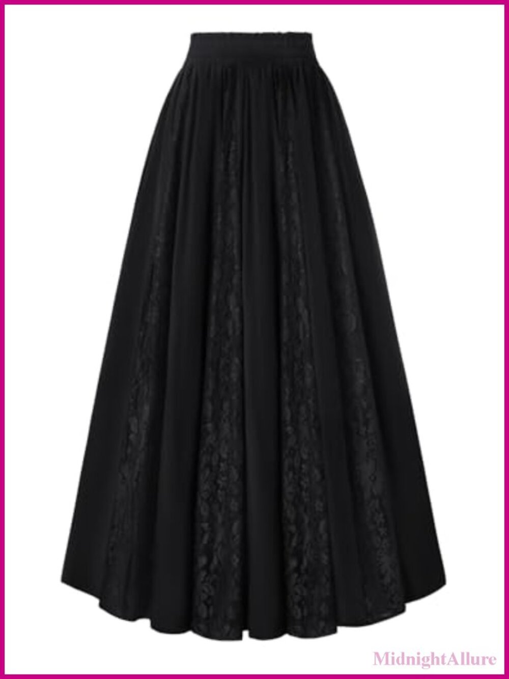 Flowy Lace Maxi Skirt with Pockets